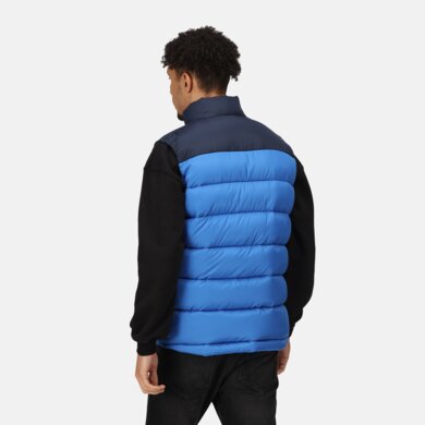 Pánska vesta VINTAGE PUFFER - strongblue/navy