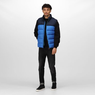 Pánska vesta VINTAGE PUFFER - strongblue/navy