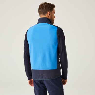 Softshellová vesta E-Volve - modrá+navy