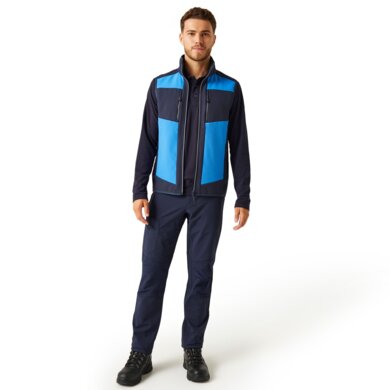 Softshellová vesta E-Volve - modrá+navy