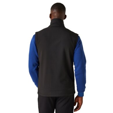 Pánska softshellová vesta NAVIGATE (2-vrstvová) - čierna+modrá