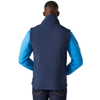 Pánska softshellová vesta NAVIGATE (2-vrstvová) - navy+francúzska modrá
