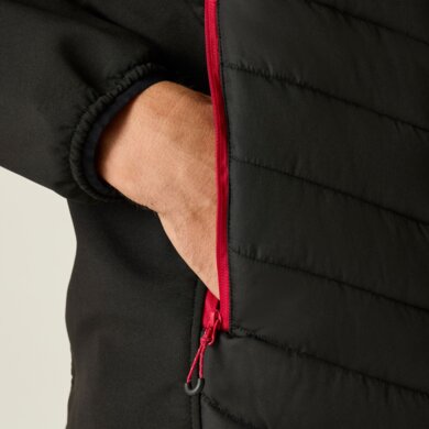 Pánska bunda -  PRO UNIVERSAL JACKET - čierno - červená