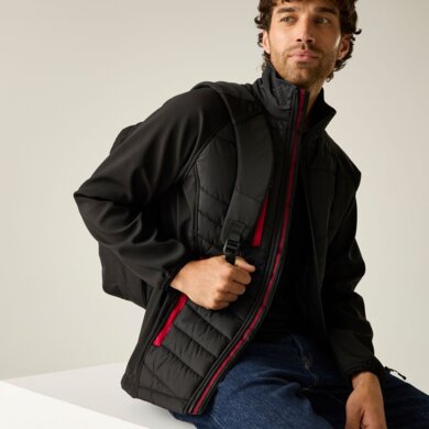 Pánska bunda -  PRO UNIVERSAL JACKET - čierno - červená