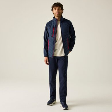 Pánska bunda -  PRO UNIVERSAL JACKET - tmavomodro - červená