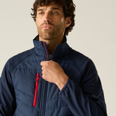 Pánska bunda -  PRO UNIVERSAL JACKET - tmavomodro - červená