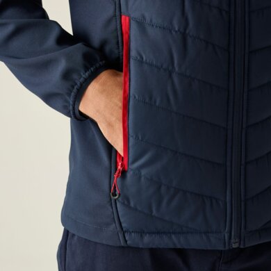 Pánska bunda -  PRO UNIVERSAL JACKET - tmavomodro - červená