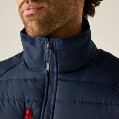 Pánska bunda -  PRO UNIVERSAL JACKET - tmavomodro - červená