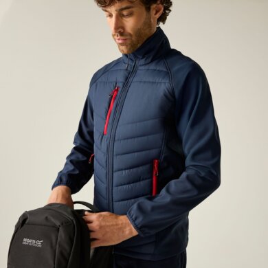 Pánska bunda -  PRO UNIVERSAL JACKET - tmavomodro - červená