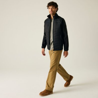 Pánska bunda -  PRO UNIVERSAL JACKET - čierno - sivá