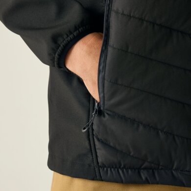 Pánska bunda -  PRO UNIVERSAL JACKET - čierno - sivá