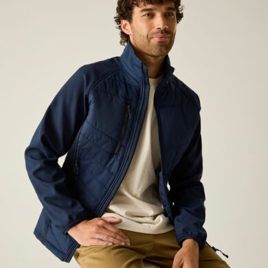 Pánska bunda -  PRO UNIVERSAL JACKET - tmavomodro - sivá