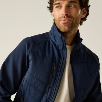 Pánska bunda -  PRO UNIVERSAL JACKET - tmavomodro - sivá