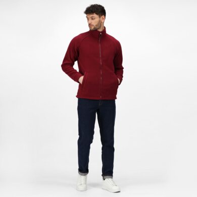 Pánska mikina THOR III FLEECE - bordeaux