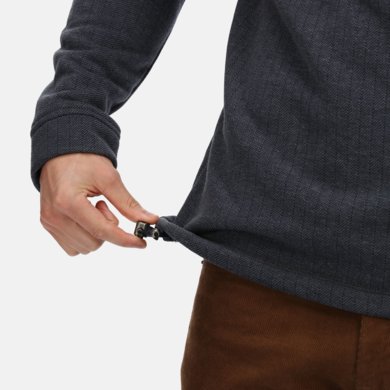 Mikina HOLBECK HALF ZIP FLEECE - navy