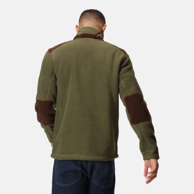 Mikina FAVERSHAM FULL ZIP FLEECE - tmavá khaki