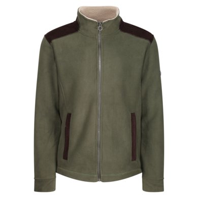 Mikina FAVERSHAM FULL ZIP FLEECE - tmavá khaki