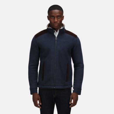 Mikina FAVERSHAM FULL ZIP FLEECE - navy