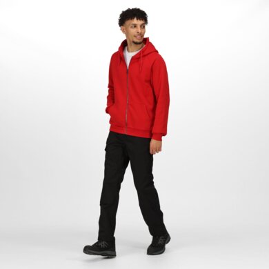 Pánska mikina PRO FULL ZIP - classic red