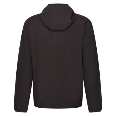 Pánska fleecová mikina NAVIGATE na zips - čierna+tm.sivá