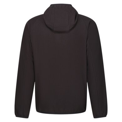 Pánska fleecová mikina NAVIGATE na zips - čierna+červená