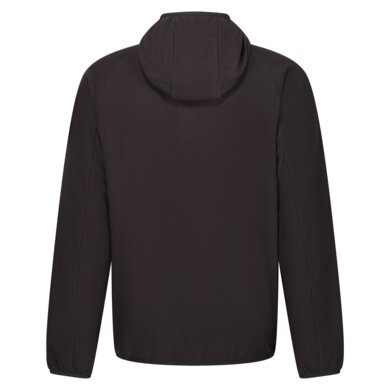 Pánska fleecová mikina NAVIGATE na zips - čierna+červená