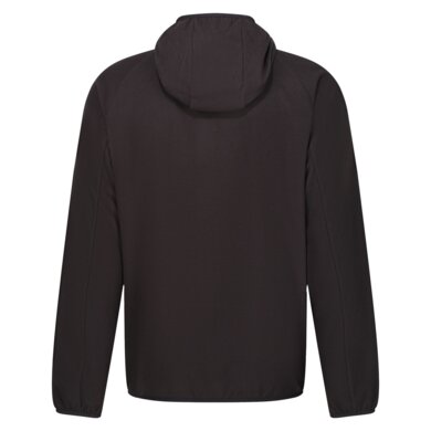 Pánska fleecová mikina NAVIGATE na zips - čierna+tm.sivá