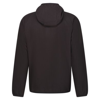 Pánska fleecová mikina NAVIGATE na zips - čierna+tm.sivá