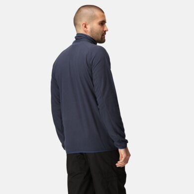 Mikina fleecová NAVIGATE so štvrtinovým zipsom - navy/french blue