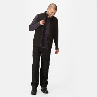 Pánska fleecová vesta NAVIGATE - čierna+sivá