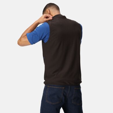 Pánska fleecová vesta NAVIGATE - čierna+modrá