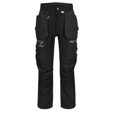 Pracovné nohavice INFILTRATE SOFTSHELL STRETCH - farba: black