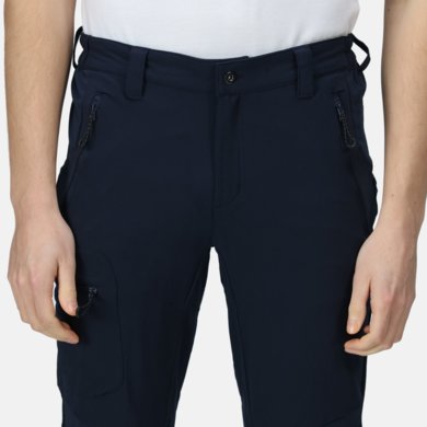 Pracovné nohavice PROLITE SOFTSHELL STRETCH TROUSERS - farba: navy