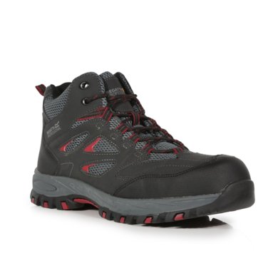 Pracovná obuv MUDSTONE S1P SAFETY HIKER - farba ash/rio red