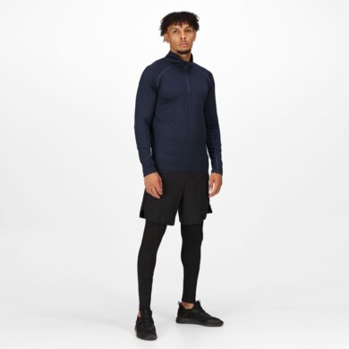 Stredná vrstva CORE STRETCH HALF ZIP - navy