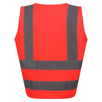 Detská reflexná vesta PRO HIS-VIS JUNIOR - fluro red