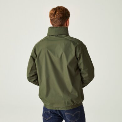Bunda DOVER BOMBER - pánska -  dark khaki/black