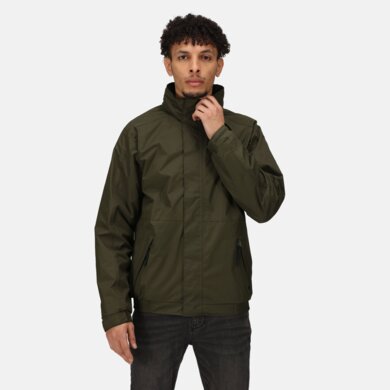 Bunda DOVER BOMBER - pánska -  dark khaki/black