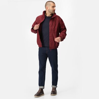 Bunda DOVER BOMBER - pánska -  burgundy