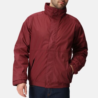 Bunda DOVER BOMBER - pánska -  burgundy