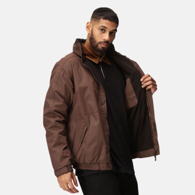 Bunda DOVER BOMBER - pánska -  keylime/seal grey