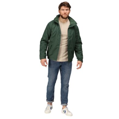 Bunda DOVER BOMBER - pánska -  dark green/dark green