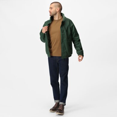 Bunda DOVER BOMBER - pánska -  dark green/dark green
