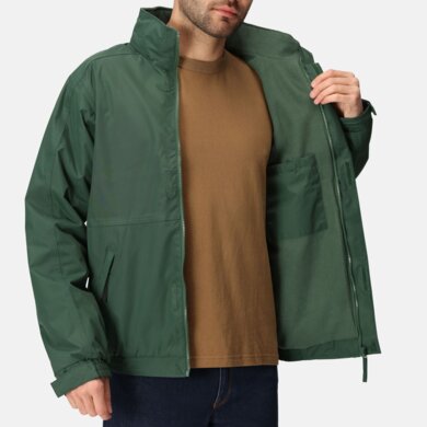 Bunda DOVER BOMBER - pánska -  dark green/dark green