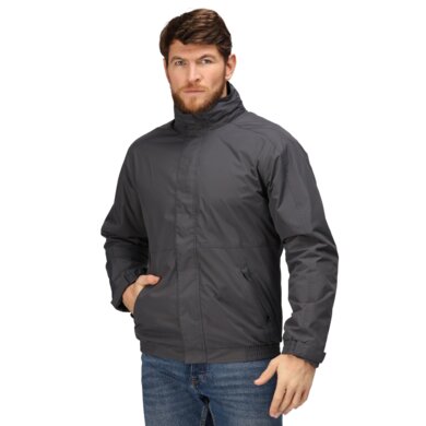 Bunda DOVER BOMBER - pánska -  seal grey/black