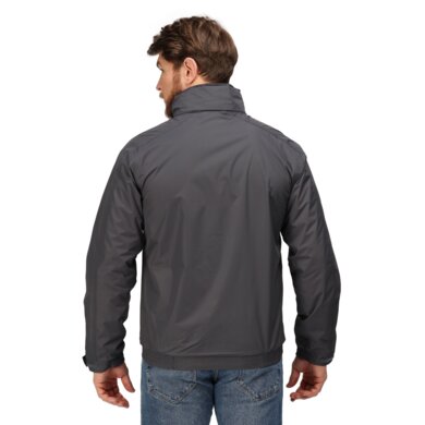 Bunda DOVER BOMBER - pánska -  seal grey/black
