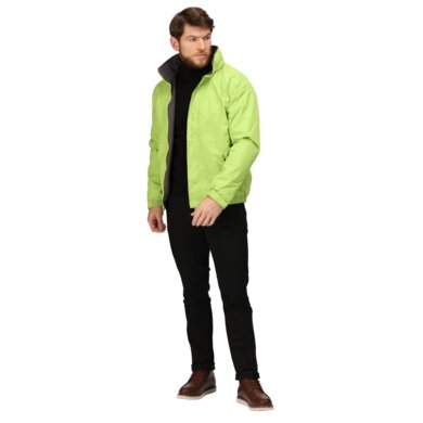 Bunda DOVER BOMBER - pánska -  keylime/seal grey