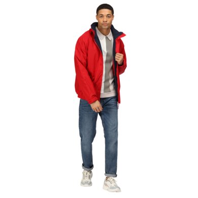 Bunda DOVER BOMBER - pánska -  classic red/navy