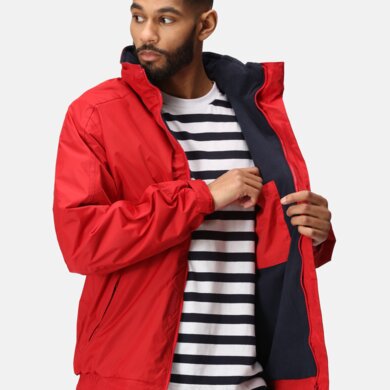 Bunda DOVER BOMBER - pánska -  classic red/navy