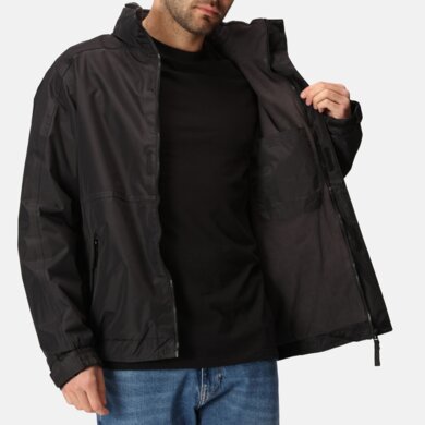 Bunda DOVER BOMBER - pánska -  black/ash